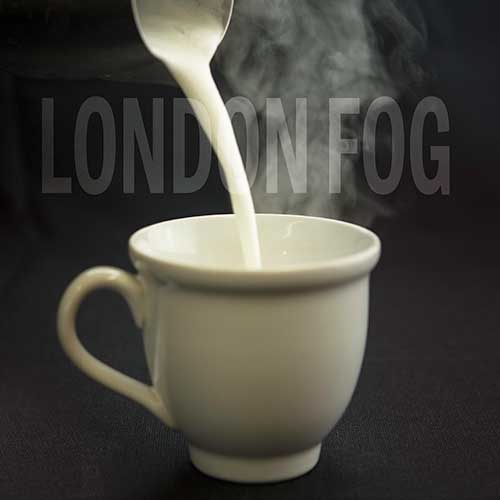 London Fog is made by combining sweetened earl grey tea with some steamed milk and vanilla syrup